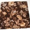 Velours kussen vintage vogel 60 x 60 cm.