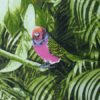 Extra grote hoes - tropische vogels - 60 x 70 - Afbeelding 2