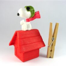 Snoopy op zijn hok