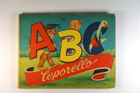 Vintage ABC-uitklapboekje