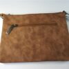 Clutch met schouderband bruin