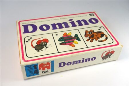 Vintage domino dieren
