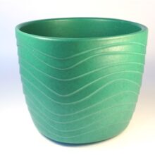 Vintage pot aqua / groen
