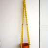 Fel gele nylon macraméhanger