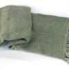 Linnen plaid groen