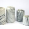 Marmeren waxinelicht houders