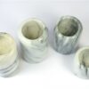 Marmeren waxinelicht houders