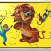 3-delige vintage puzzel
