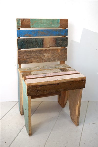 Sloop houten stoeltje