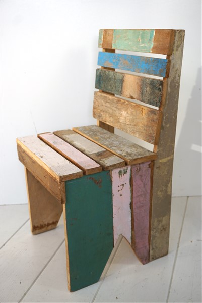 Sloop houten stoeltje