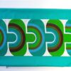 Aqua / groen print
