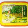 Vintage metalen dienblaadje