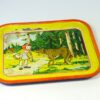 Vintage metalen dienblaadje
