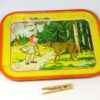 Vintage metalen dienblaadje