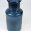 Blauw glazen vaas