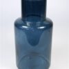 Blauw glazen vaas