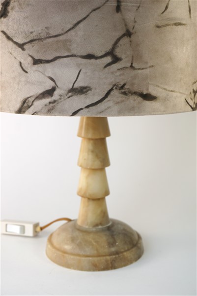 Marmeren(?) lampvoet