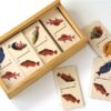 Dominoes - houten spel met vissen