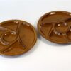 2 vintage vakjes borden