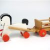 Vintage paardje met kar
