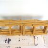 Houten wijnrek, scharnier