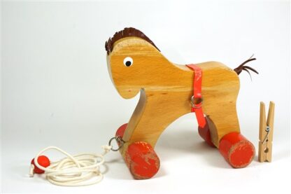 Vintage houten paardje