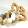 Houten rammelaar / bijtring "Giraffe"
