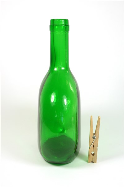 Vintage groene fles