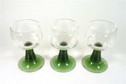 Vintage wijn / moezel glazen