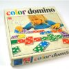 Vintage color domino