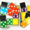 Vintage color domino