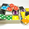 Vintage color domino
