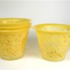 Vintage plastic potjes