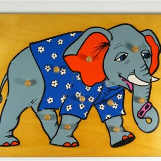 Nopjespuzzel vintage olifant