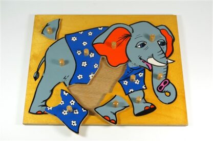 Nopjespuzzel vintage olifant