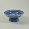 Kandelaar blauw / wit