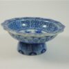 Kandelaar blauw / wit