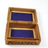 2 houten bewerkte doosjes