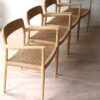 Vintage eetkamerstoelen model 56 Niels Otto Moller - Afbeelding 5