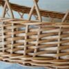 Vintage rotan (reis) wieg baleinen