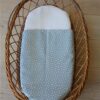 Vintage rotan (reis) wieg baleinen