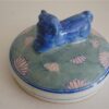 Vintage pot / vaas met deksel