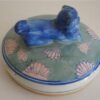 Vintage pot / vaas met deksel