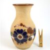 Vintage vaas met bloemen