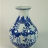 Vaas blauw / wit