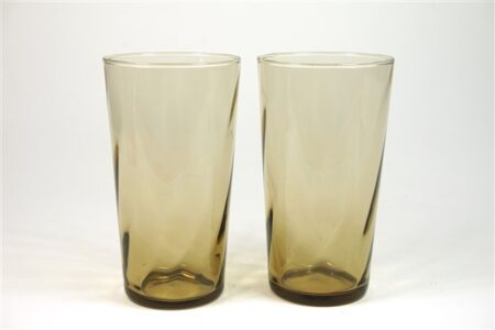 Vintage longdrink glazen rookglas