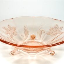 Zalm / roze schaal persglas