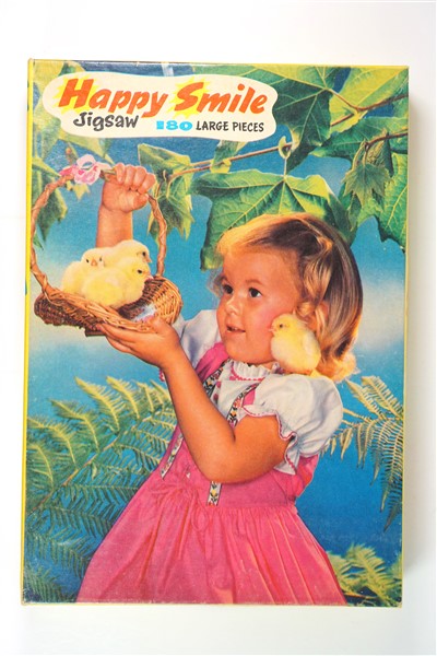 Vintage puzzel meisje