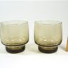 2 rookglas glazen