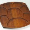 Vintage houten vakjesschaal